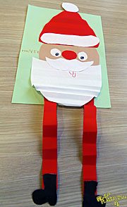 Mikołaj z papieru