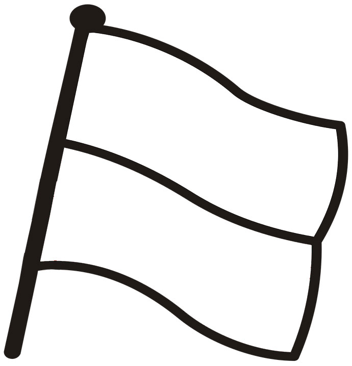 Szablon - flaga Polski