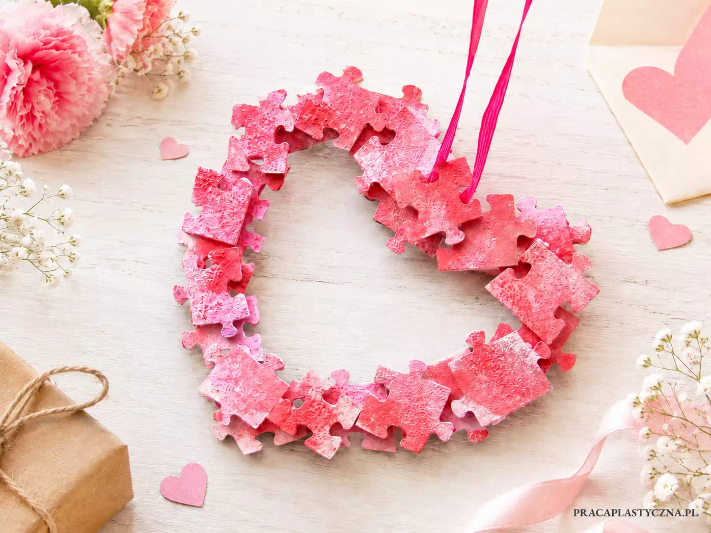 Serce z puzzli Serce z puzzli