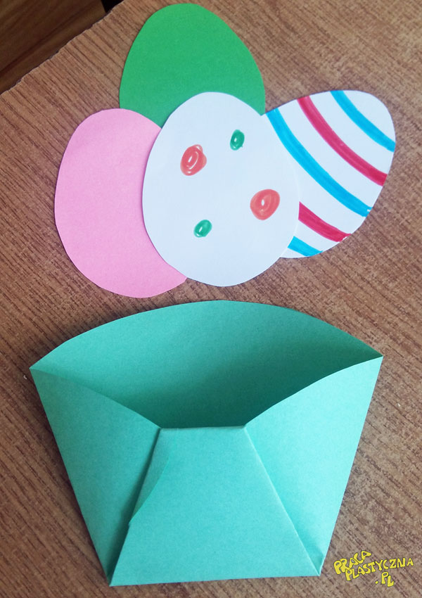 Koszyk wielkanocny - origami