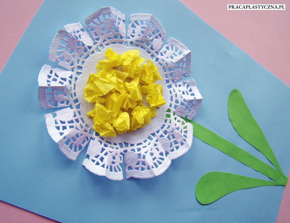 Stokrotka - praca plastyczna