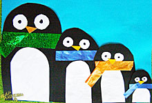Rodzina pingwinków