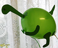 Dinozaur z balona