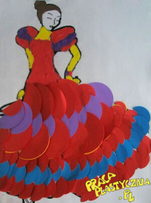 Hiszpańska tancerka flamenco